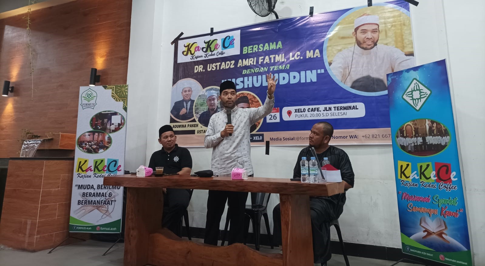 Dr Amri Fatmi Isi Kajian Di Kedai Kopi Kupas Persiapan Menghadapi