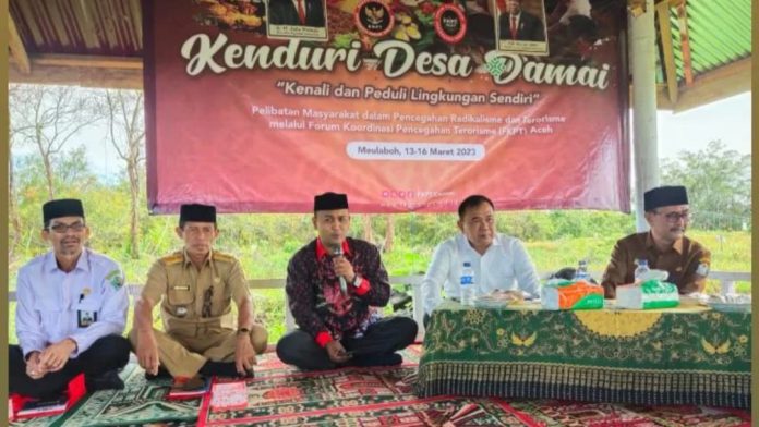 BNPT dan FKPT Gelar Kenduri Desa Damai di Aceh Barat