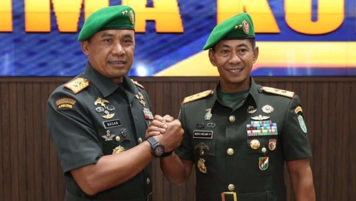 KSAD Jenderal Dudung Lantik Mayjen TNI Novi Helmy Jadi Pangdam IM