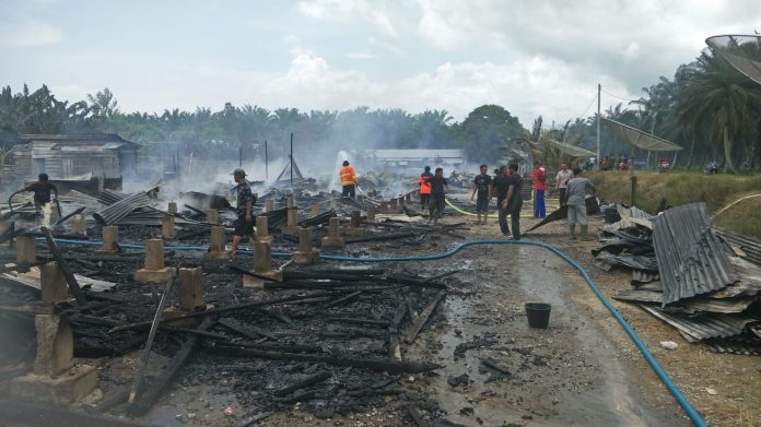 Kebakaran rumah di Aceh Barat Daya
