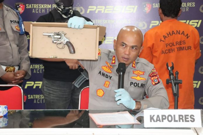 Pistol rakitan di Aceh Timur