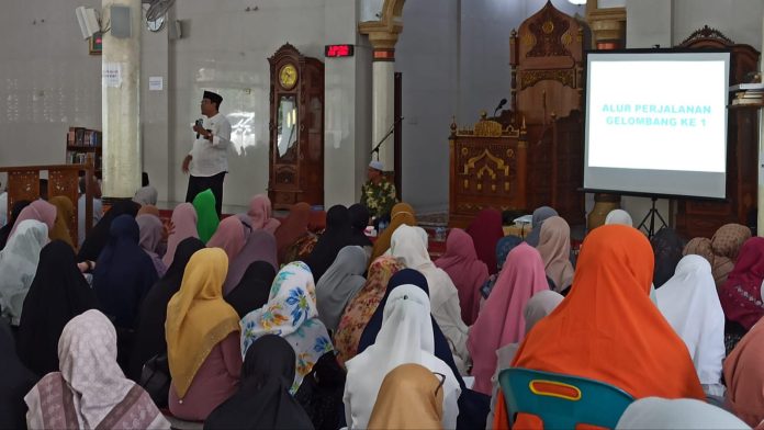 Jelang Musim Haji 2023, Calon Jemaah Ikuti Manasik yang Digelar Kemenag Banda Aceh