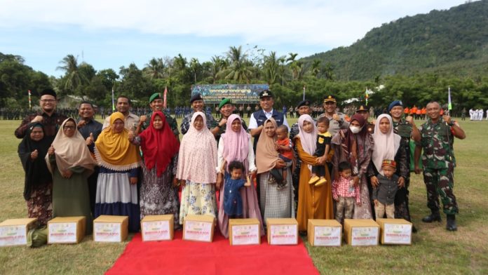 Kasdam IM Tutup TNI Manunggal Membangun Desa di Gampong Jaboi Sabang
