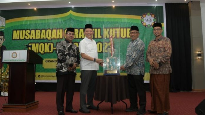 Pj Gubernur Achmad Marzuki Tutup MQK III Aceh 2023, Aceh Besar Juara Umum