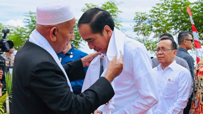 Presiden Jokowi saat berkunjung ke Aceh