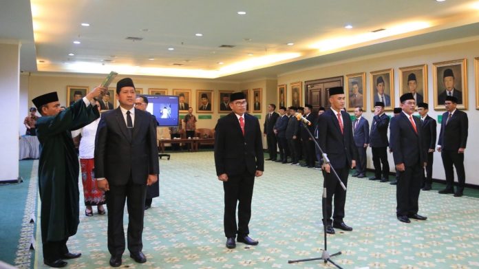 Prof Ismail Fahmi Dilantik Jadi Rektor IAIN Zawiyah Cot Kala Langsa