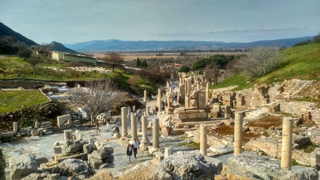 Peninggalan Kota Ephesus di Turki. 