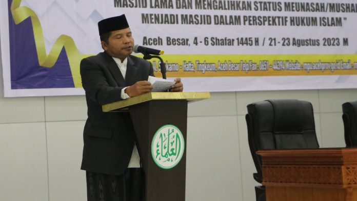 Ketua MPU Aceh Teungku Faisal Ali