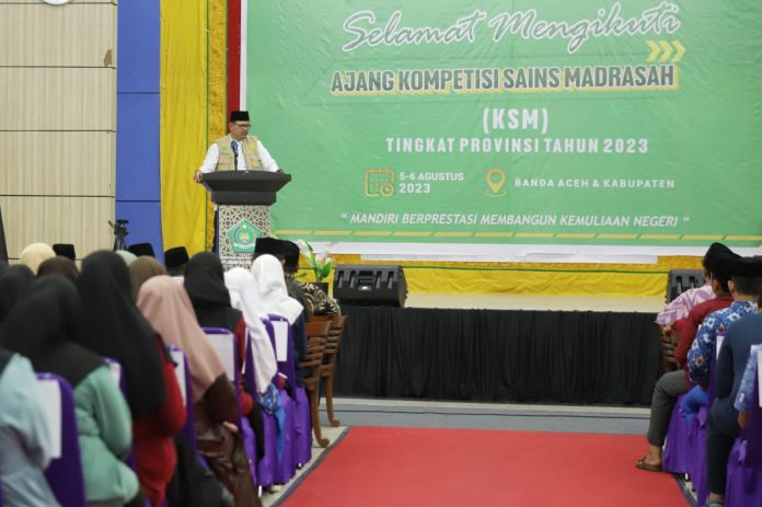 Kompetisi Sains Madrasah Tingkat Provinsi di Aceh Diikuti 1.235 Siswa