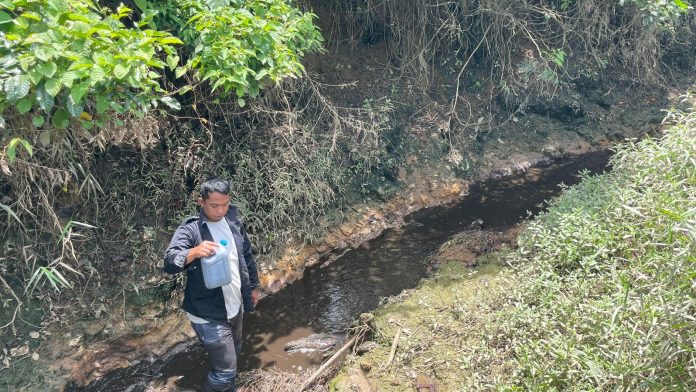 AIr tercemar limbah di Nagan Raya