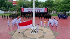 Upacara HUT ke-78 RI di Aceh.