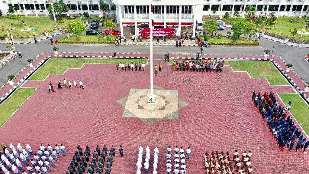 Apel pencanangan pembagian 10 juta bendera di Aceh