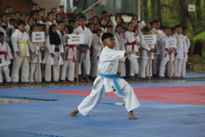 Pangdam Iskandar Muda Open Karate Championship 2023 di Balee Meuseuraya Aceh Dimulai