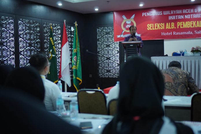 INI Aceh Gelar Seleksi ALB dan Magang Bersama untuk Calon Notaris