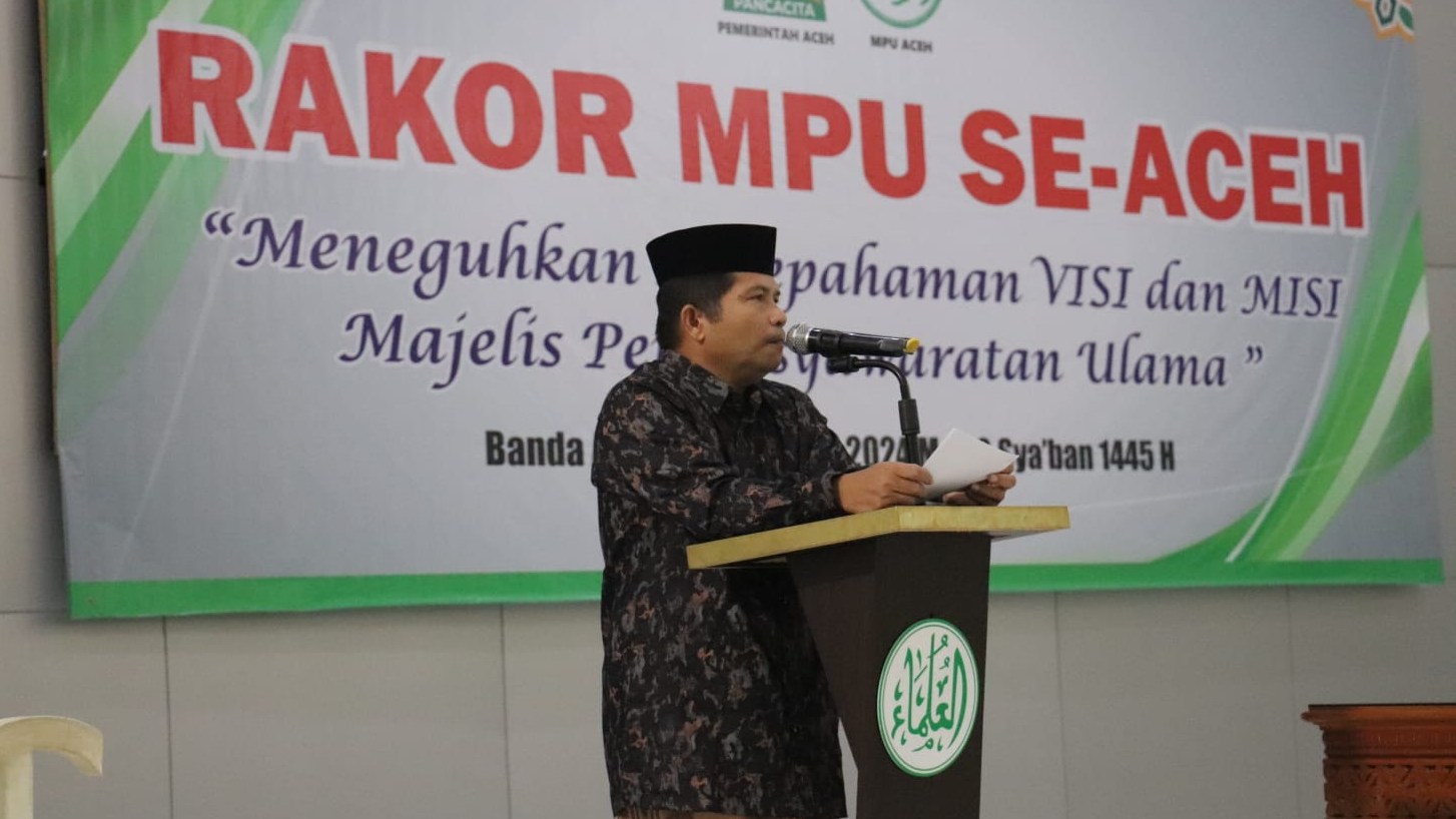Ketua MPU Aceh Teungku Faisal Ali