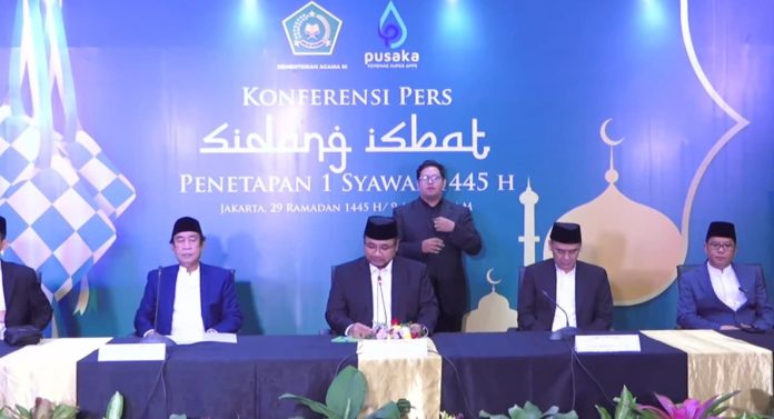Pemerintah Tetapkan Hari Raya Idul Fitri 1445 H Jatuh pada Rabu 10 April 2024
