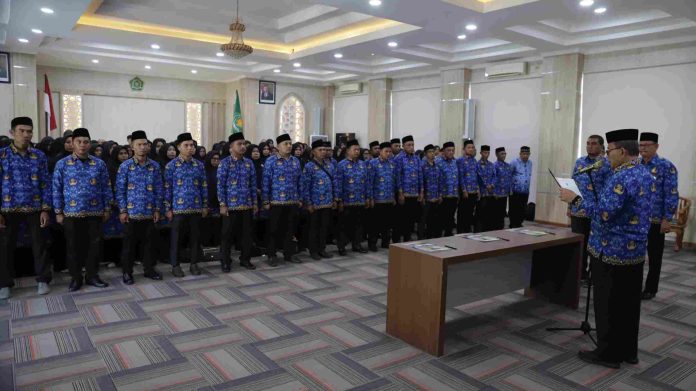 Begini Pesan Kakanwil Kemenag Aceh kepada 134 PPPK yang Baru Dilantik