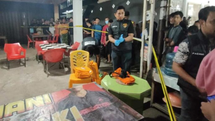 pria disayat di leher saat nongkrong di warung kopi kampungnya pada Jumat (10/5/2024) sekitar pukul 21.30 WIB.