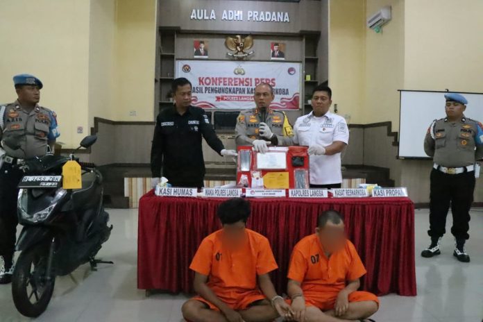 Dua Pria di Aceh Timur Ditangkap Polisi Terkait 1 Kg Kokain