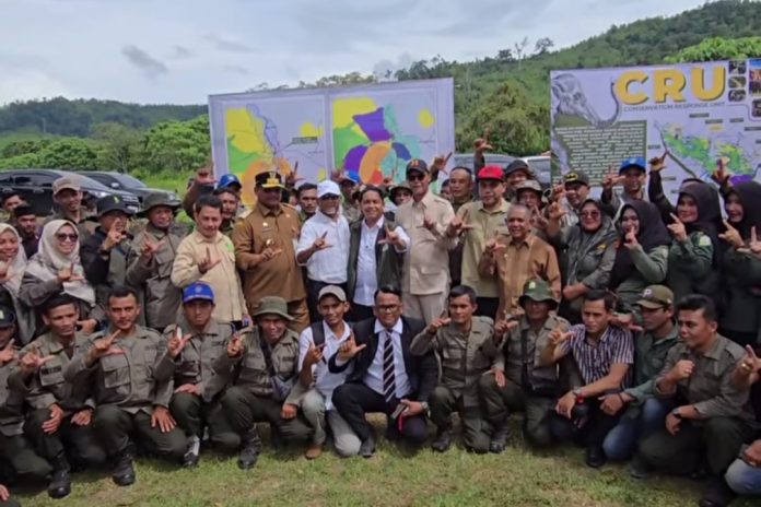 Menhut Raja Juli Kunjungan Kerja ke CRU DAS Peusangan di Bener Meriah