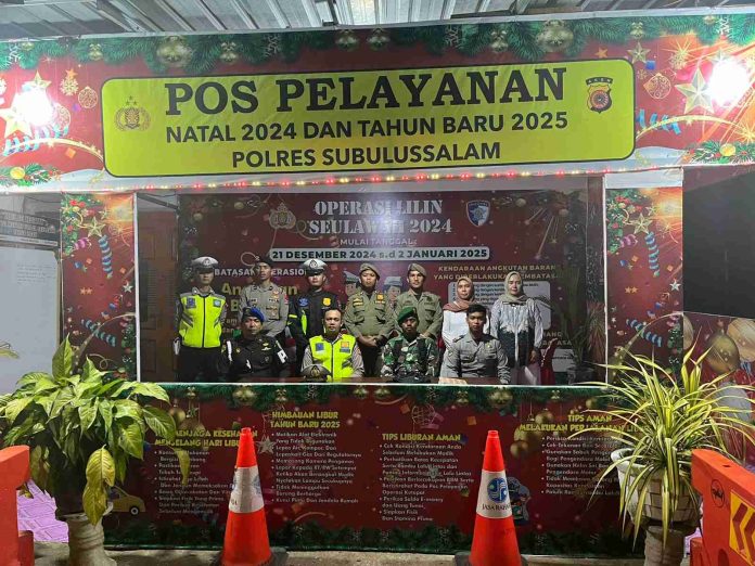Pengamanan Nataru, Polres Subulussalam Gelar Operasi Lilin Seulawah