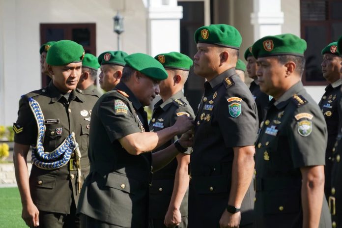 Pangdam IM Pimpin Sertijab Sejumlah Pejabat Kodam, Termasuk Dandeninteldam dan Komandan Kodim
