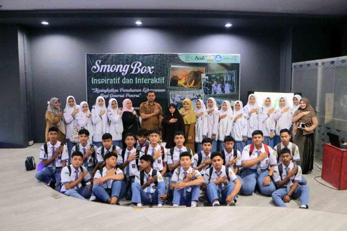 Museum Tsunami Aceh Gelar Smong Box, Puluhan Siswa SMA Belajar Mitigasi Bencana