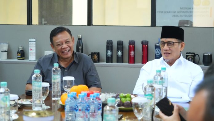 Wamenag Bertemu Kepala Densus 88 Bahas ASN Kemenag Tersangka NII di Aceh