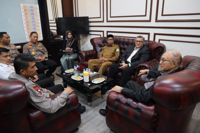 Wali Nanggroe dan Kapolda Aceh Bahas Kesiapsiagaan Hadapi Cuaca Ekstrem dan Banjir