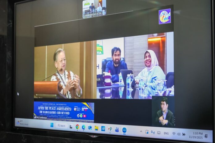 Di Konferensi Internasional Bangsamoro, Mualem Paparkan Perjalanan Perdamaian Aceh dan Kedekatannya dengan Presiden Prabowo