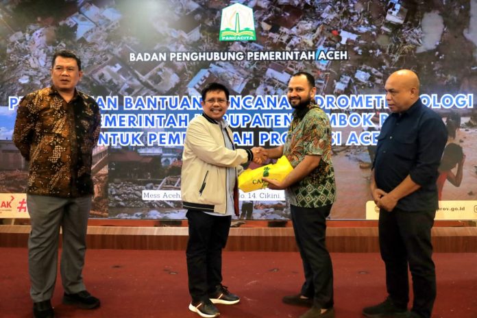 Pemkab Lombok Barat Salurkan Bantuan Bencana ke Aceh