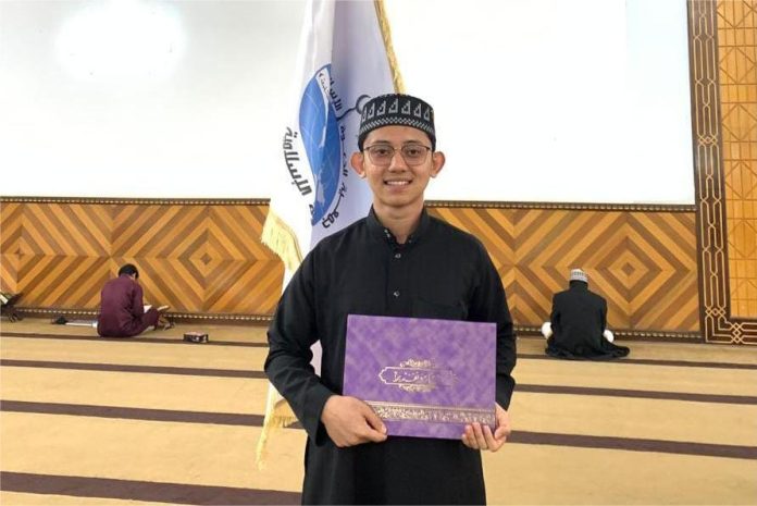 Muhammad Rasyidi, Alumni Dayah Insan Qur'ani Juara 1 Musabaqah Hifzhil Qur’an 15 Juz di Libya