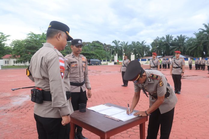 Polres Subulussalam Gelar Sertijab, Kasat Intelkam dan Reskrim Resmi Berganti
