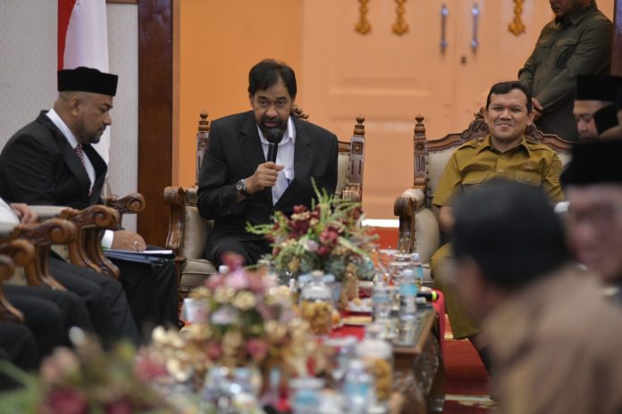 RUPS Bank Aceh Syariah Mualem Tekankan Transformasi Digital untuk Dongkrak Ekonomi Aceh