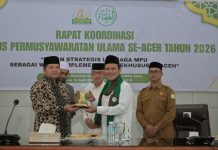 Wagub Aceh Buka Rakor MPU 2026, Tekankan Peran Ulama Jaga Syariat dan Stabilitas Sosial Wagub Aceh Buka Rakor MPU 2026, Tekankan Peran Ulama Jaga Syariat dan Stabilitas Sosial