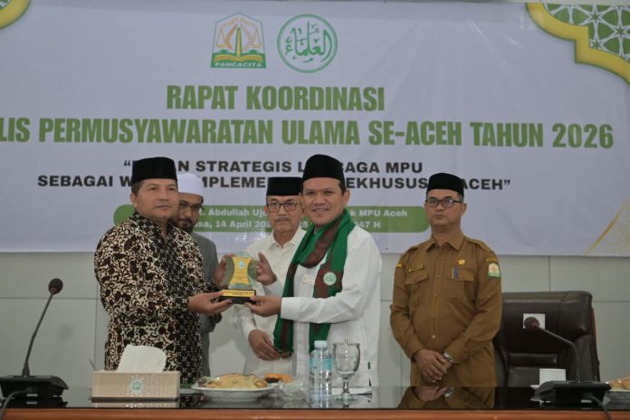 Wagub Aceh Buka Rakor MPU 2026, Tekankan Peran Ulama Jaga Syariat dan Stabilitas Sosial