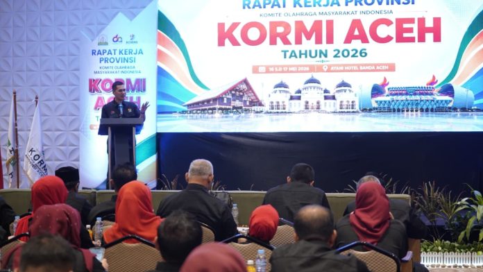 Rakerprov KORMI Aceh 2026, Sekda Dorong Penguatan Budaya Olahraga Masyarakat