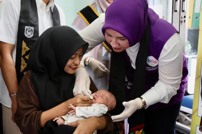 TP Posyandu Aceh Dukung Kemenkes Capai Target Vaksinasi dan Imunisasi Dasar Lengkap