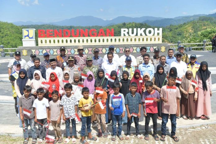 Bendungan Rukoh dan Keureuto Diresmikan Prabowo, Sekda Aceh Pastikan Manfaatnya untuk Petani