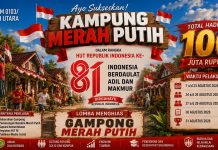Sambut HUT Kemerdekaan, Kodim Aceh Utara Gelar Lomba Hias Gampong Berhadiah 100 Juta