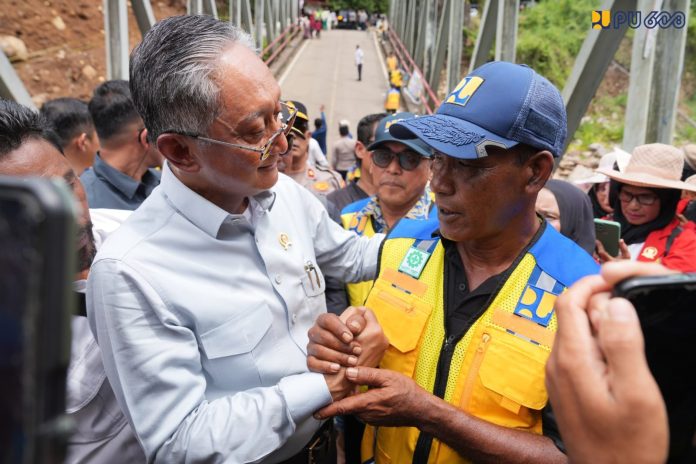 Kementerian PU Tugaskan PT PP Perkuat Jembatan Enang-Enang Bener Meriah, Keselamatan Pengguna Jalan Jadi Prioritas