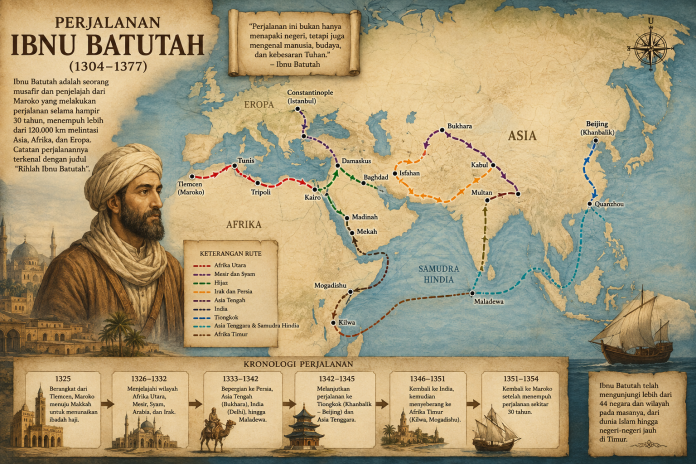 Ibnu Batutah, Muslim Traveler Masyhur Asal Magrib