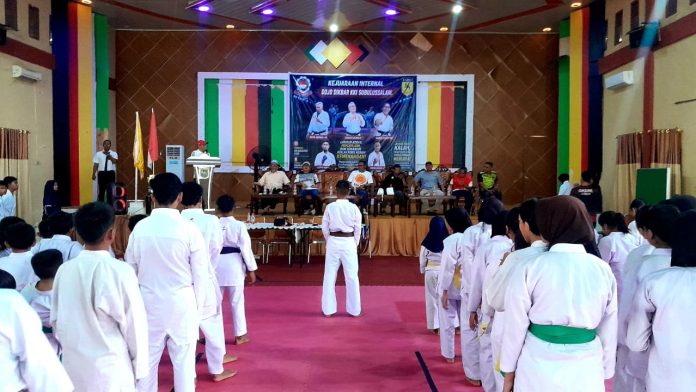 65 Karateka Muda KKI Subulussalam Uji Mental di Kejuaraan Internal 2026
