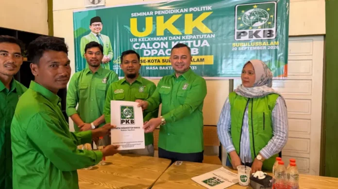 PKB Subulussalam Siapkan Struktur Partai, Target Raih 4 Kursi DPRK pada 2029