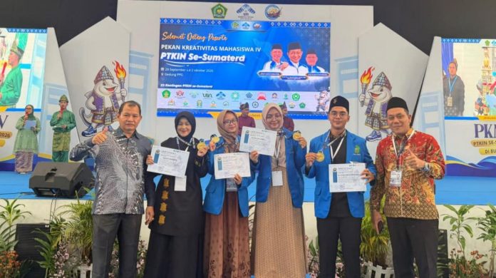 4 Mahasiswa UIN Ar-Raniry Raih Emas di PKM PTKIN se-Sumatera 2026
